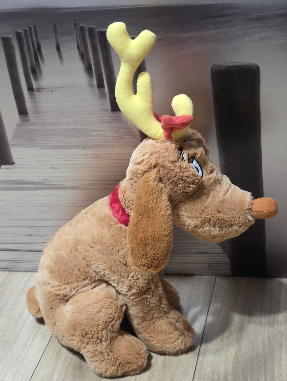 Kohls Cares For Kids 2010 Grinch's Dog Max 14" Sitting Plush From Dr Seuss Books